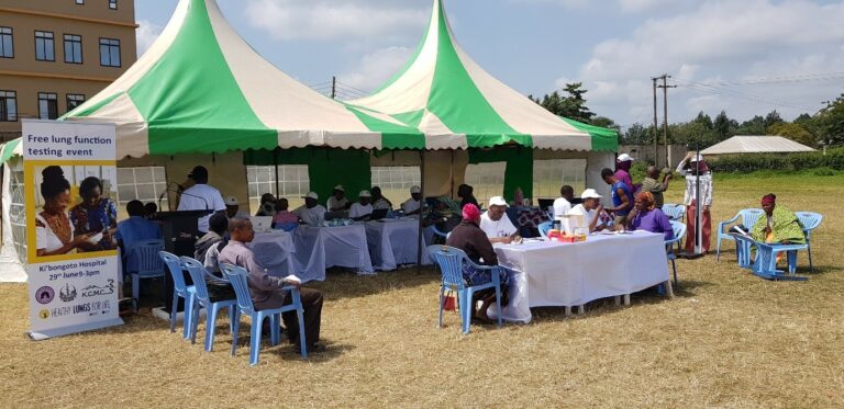Spirometry training and testing events in Kenya and Tanzania