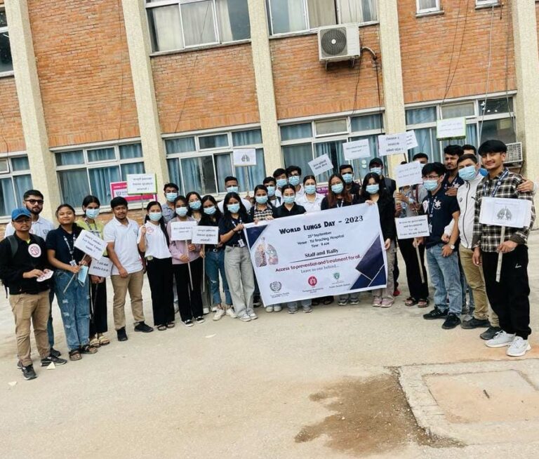 World Lung Day 2023 in Nepal