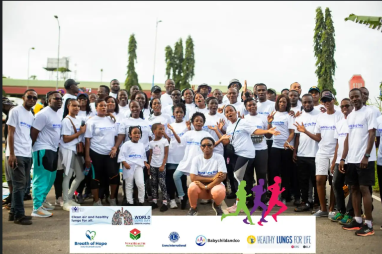 Babychildandco celebrates World Lung Day in Accra, Ghana