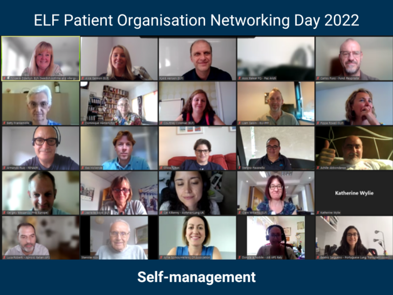 Recordings and report of ELF Patient Organisation Networking Day 2022