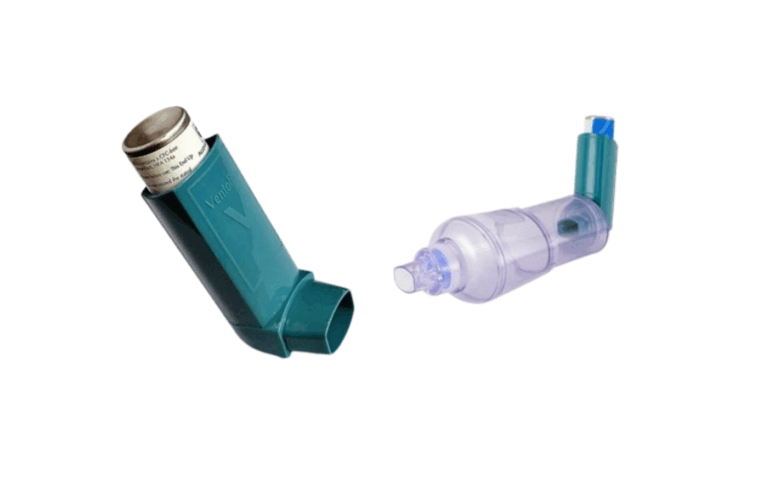 Pressurised metered dose inhalers (pMDIs) (with and without a spacer)