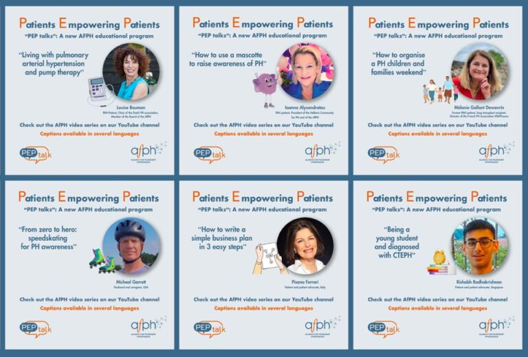 Alliance for Pulmonary Hypertension launches first 10 “PEP Talks”