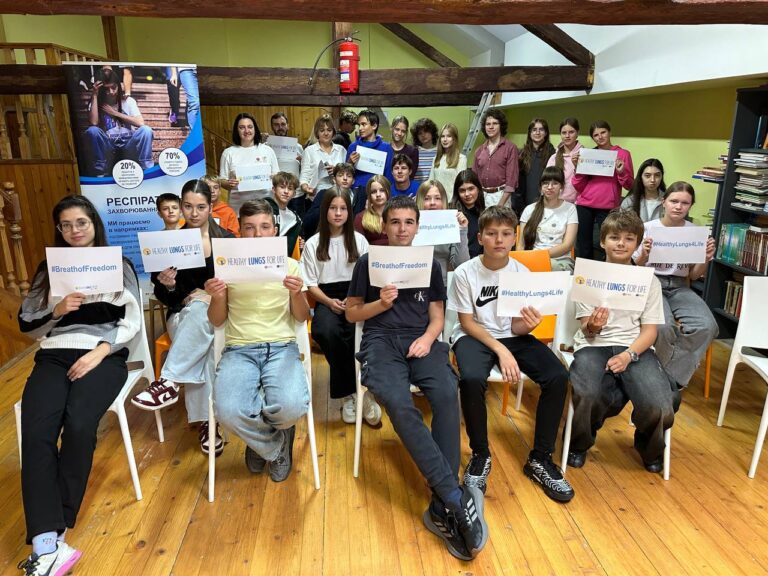 Healthy Lungs for Life in Ukraine: inspiring a breath of freedom