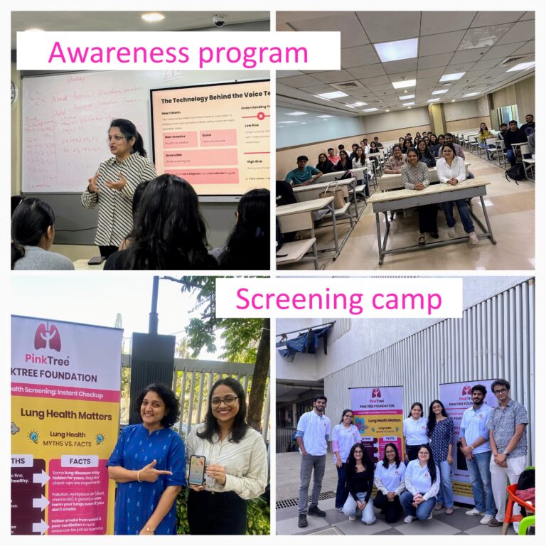 The Pink Tree Foundation brings lung health awareness and screening to Mumbai campus 