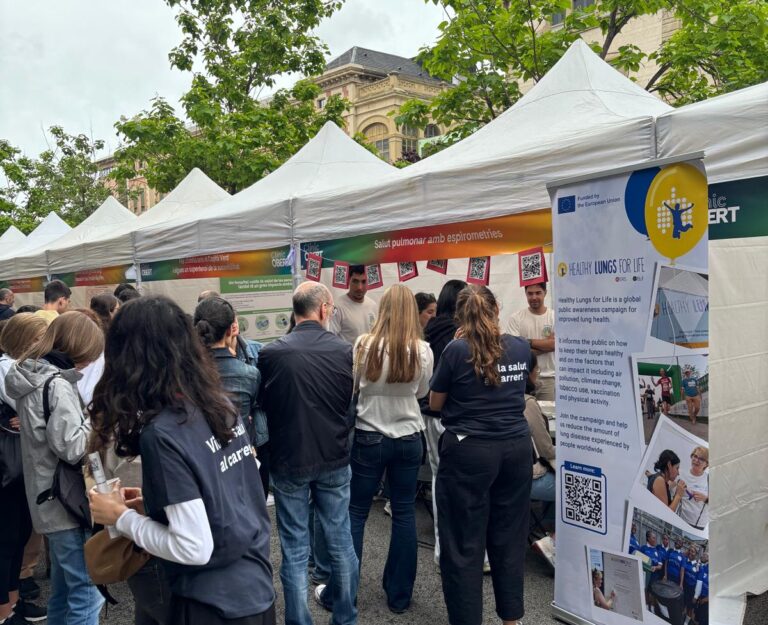 Healthy Lungs for Life supports lung health activities in Barcelona