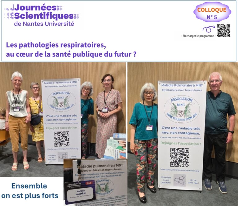 Association MNT Mon Poumon Mon Air joins Nantes respiratory research day 