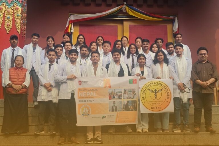NHAFN delivers lung screening in Nepal communities