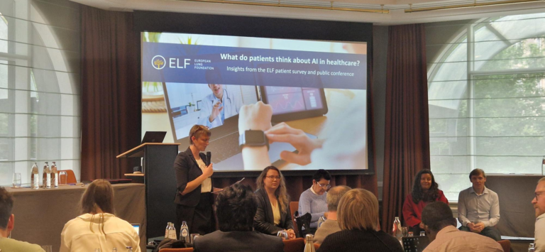 ELF and patient representatives contribute to discussions on AI at the OPTIMA Annual Meeting