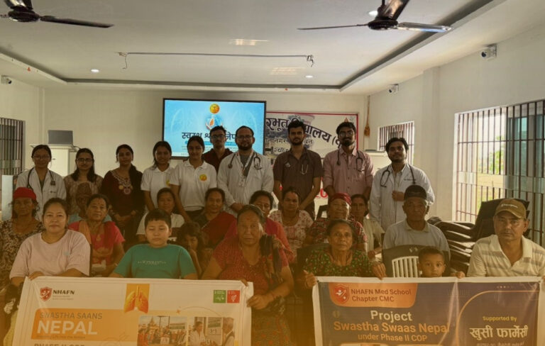 NHAFN expands community lung health screening in Nepal 