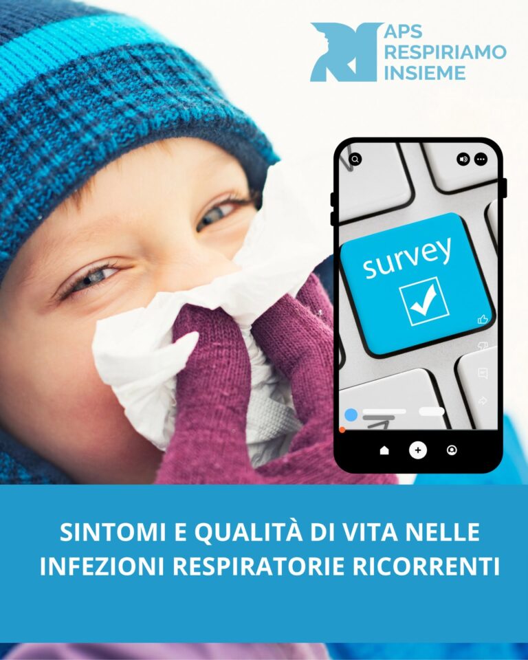 Respiriamo Insieme launches survey on recurrent respiratory infections in children 