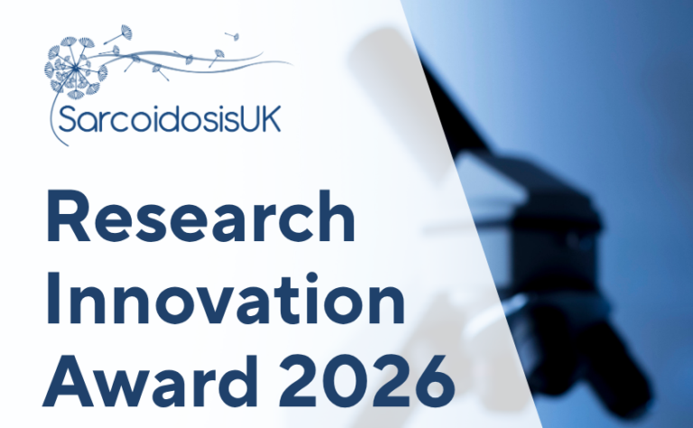 SarcoidosisUK awards 2026 Research Innovation Award 